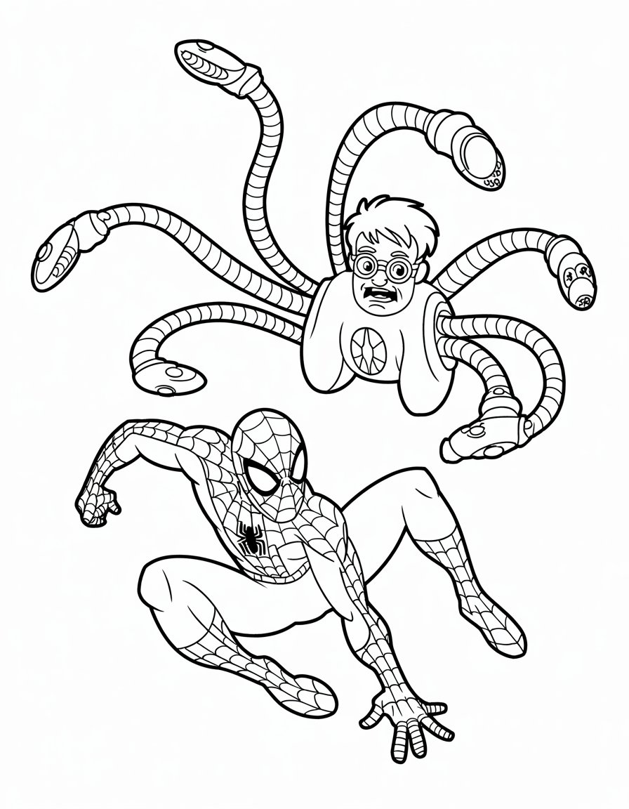 Spider-Man vs Doctor Octopus